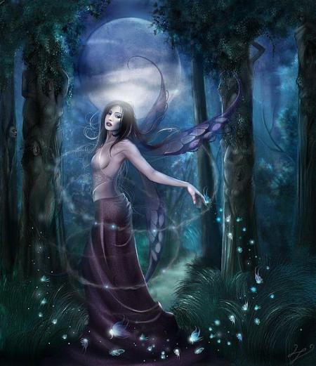 danse étoilée au  clair de lune