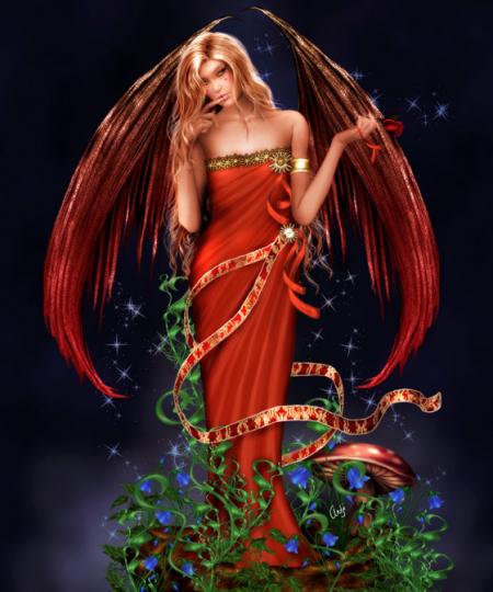l' ange fleurie