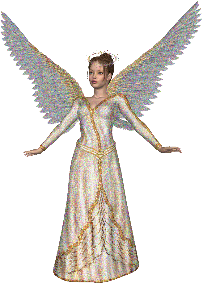 un ange qui brille